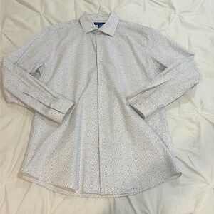 Black and white dress shirt